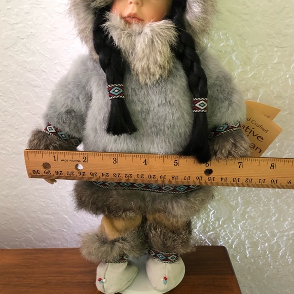 Hand Crafted Native Alaskan Doll - Picture 8 of 10